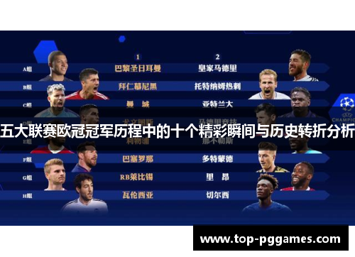 五大联赛欧冠冠军历程中的十个精彩瞬间与历史转折分析